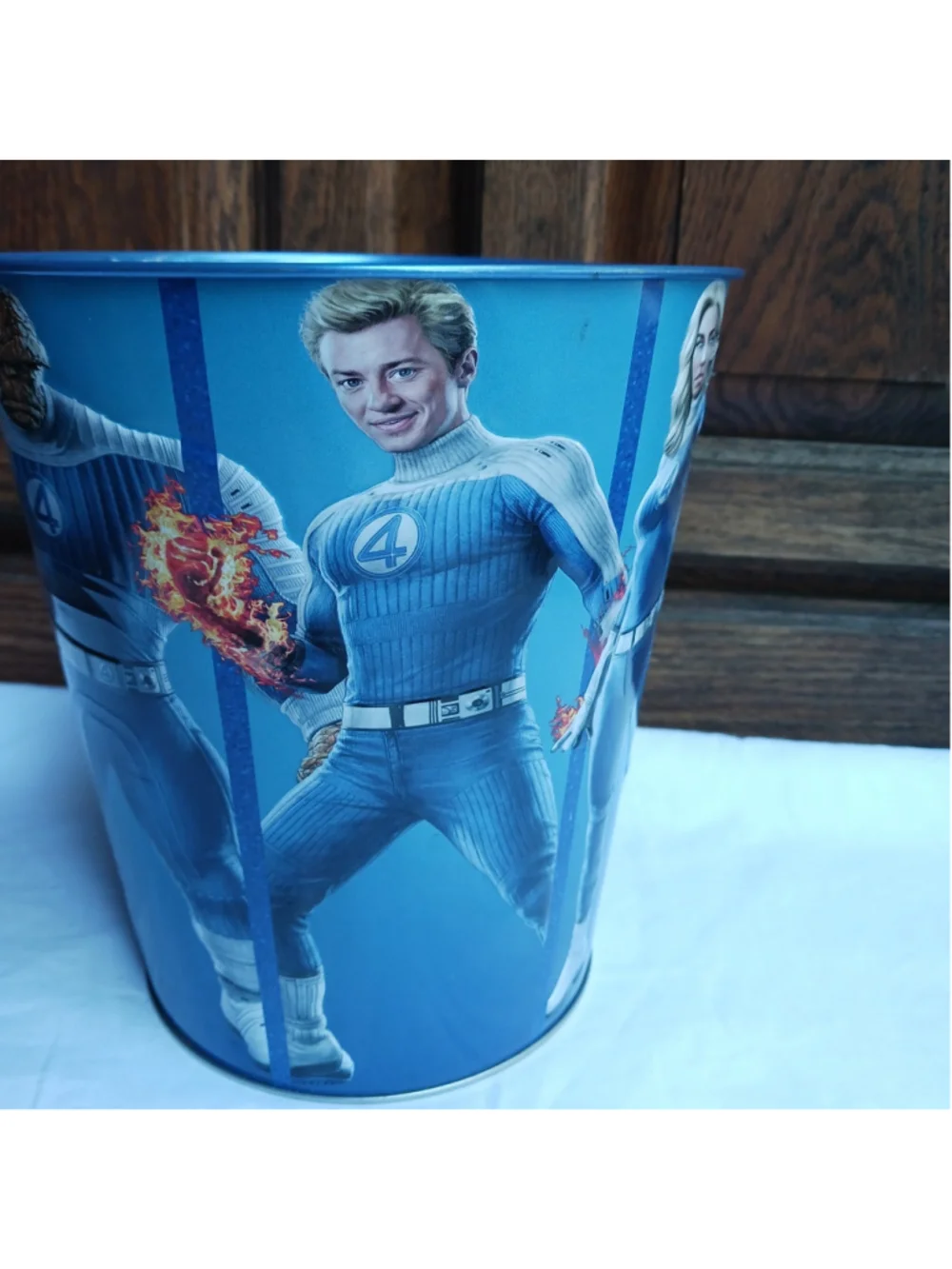 Fantastic Four Movie 2025 Cinemark Popcorn 130 Oz Bucket/Tin